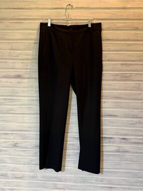 Talbots Black Straight-Leg Dress Trousers